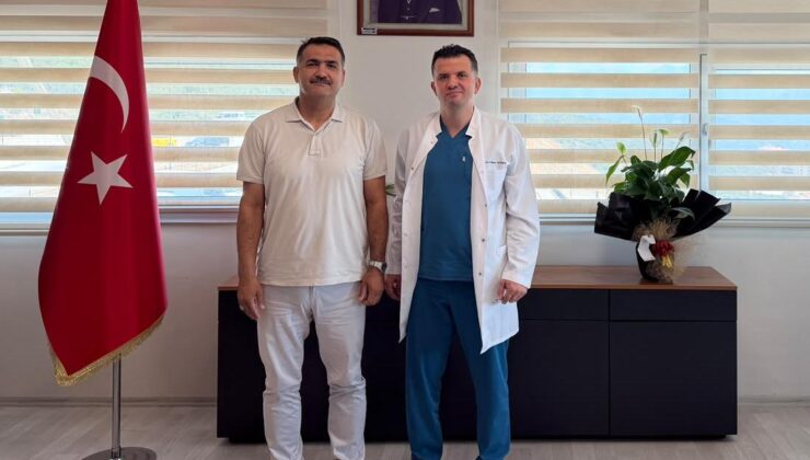 Levent Akyer’den Başhekim Güneş’e Hayırlı Olsun Ziyareti