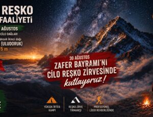Türk Bayrağı 4 Bin 135 Metrede Dalgalanacak