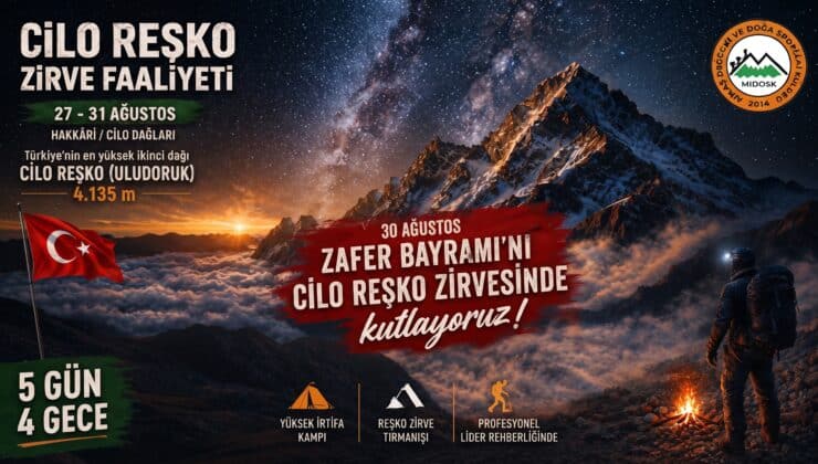 Türk Bayrağı 4 Bin 135 Metrede Dalgalanacak