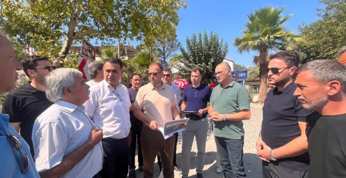 AK Parti’den Milas’ta Ulaşım Sorunları İçin Saha İncelemesi