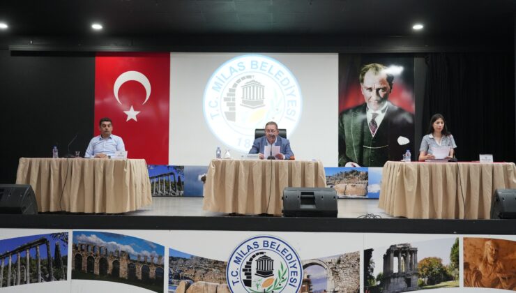 Milas Belediyesi Ağustos Ayı Meclisi Tamamlandı