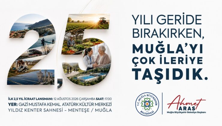 Muğla Büyükşehir Belediyesi 2,5 Yıllık Karnesini Açıklıyor!