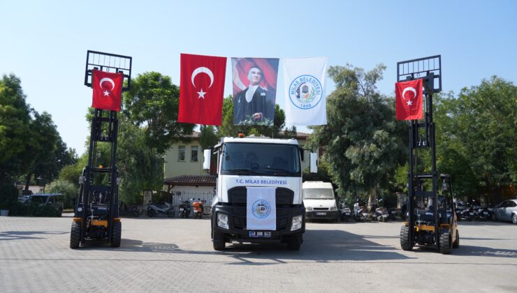 Milas Belediyesi Filosuna 3 Yeni Araç Daha