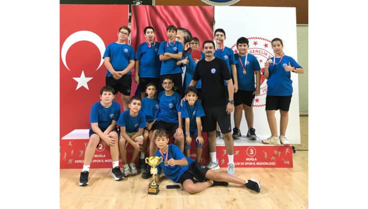 Milas Belediyespor Masa Tenisinde İl Şampiyonu Oldu