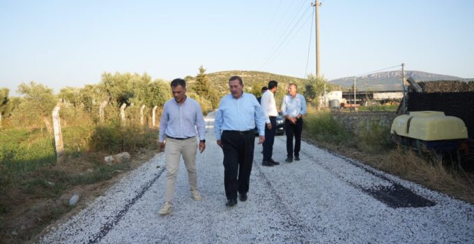 MİLAS’TA PARK VE YOL ÇALIŞMALARI SÜRÜYOR