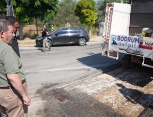 Beçin’de Üniversite Yolunda Sıcak Asfalt Mesaisi Başladı