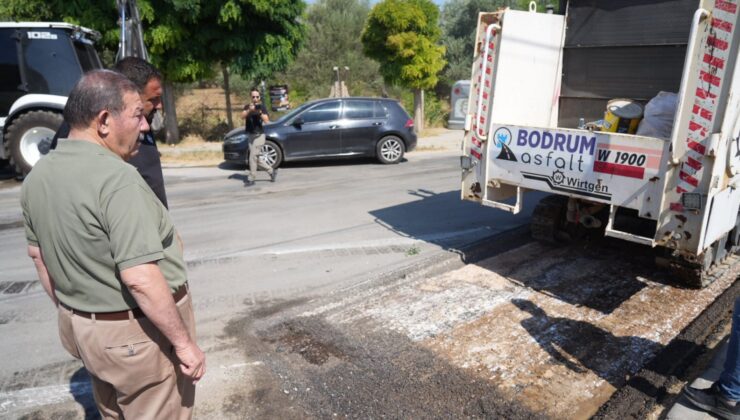 Beçin’de Üniversite Yolunda Sıcak Asfalt Mesaisi Başladı