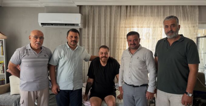 GAZİ KAPANOĞLU’NA GEÇMİŞ OLSUN ZİYARETİ