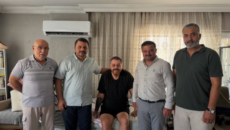 GAZİ KAPANOĞLU’NA GEÇMİŞ OLSUN ZİYARETİ