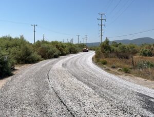 90 BİN METREKARELİK YOL ÇALIŞMASI TAMAMLANDI