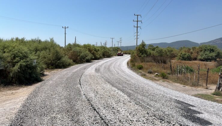 90 BİN METREKARELİK YOL ÇALIŞMASI TAMAMLANDI