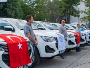 MİLAS BELEDİYESİ’NE 9 YENİ ARAÇ