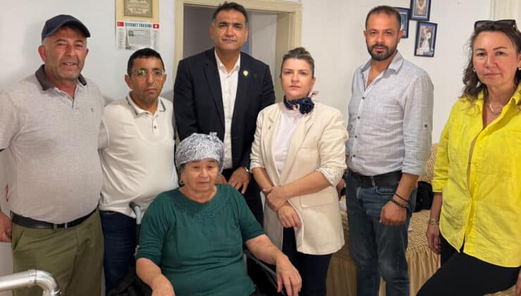 AK PARTİ MİLAS’TAN TEKERLEKLİ SANDALYE DESTEĞİ