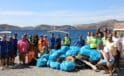 KIYILARDAN YAKLAŞIK BİR TON ATIK TOPLANDI