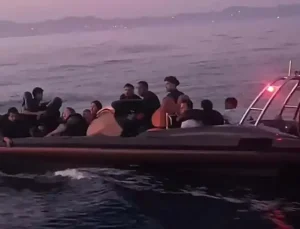 MİLAS AÇIKLARINDA BOTTA 23 GÖÇMEN YAKALANDI