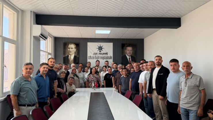 AK PARTİ MİLAS’TA 1.049 YENİ ÜYE